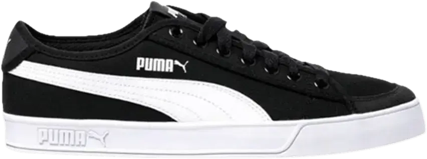  Puma Smash v2 Vulc CV &#039;Black White&#039;