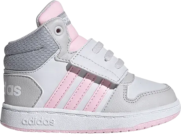 Adidas Hoops 2.0 Mid I &#039;White Pink&#039;