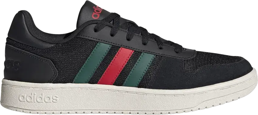  Adidas Hoops 2.0 &#039;Black Scarlet Green&#039;