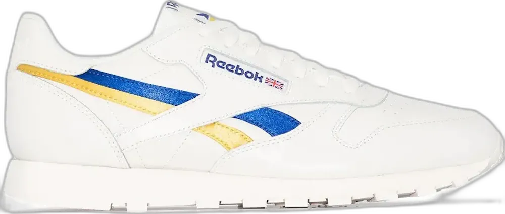 Reebok Classic Leather Cobalt Utility Yellow