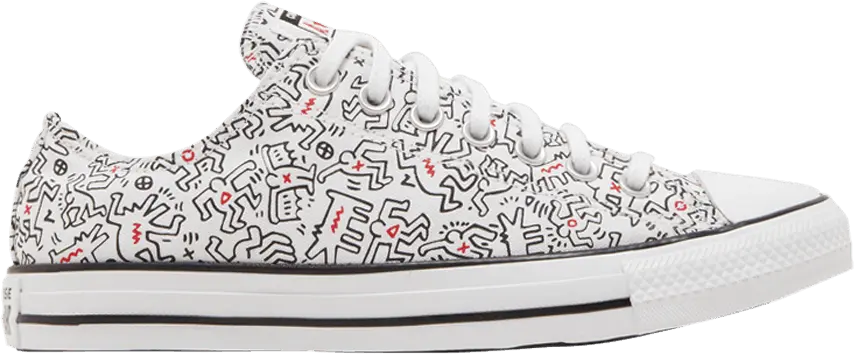  Converse Keith Haring x Chuck Taylor All Star Low &#039;Dancing Figures Allover Print&#039;