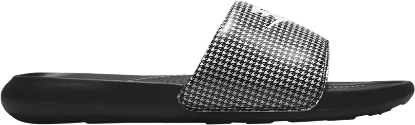  Nike Wmns Victori One Printed Slide &#039;Black Herringbone&#039;