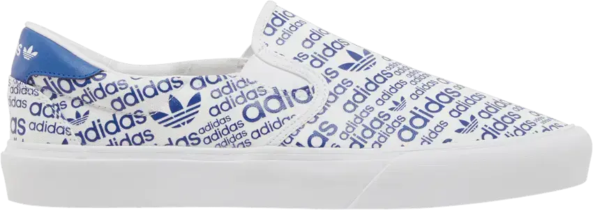 Adidas Court Rallye Slip &#039;Allover Logo - Collegiate Royal&#039;