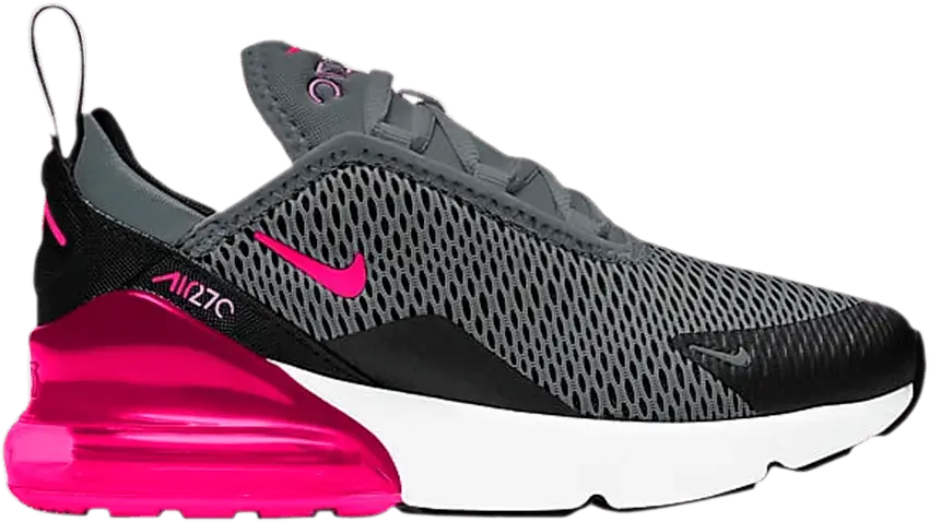  Nike Air Max 270 Grey Hyper Pink (PS)