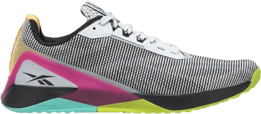  Reebok Nano X1 Grit White Black Pursuit Pink (Women&#039;s)