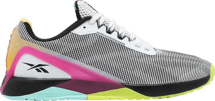  Reebok Nano X1 Grit White Black Pursuit Pink