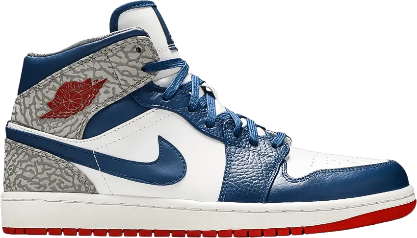  Jordan 1 Retro Mid True Blue