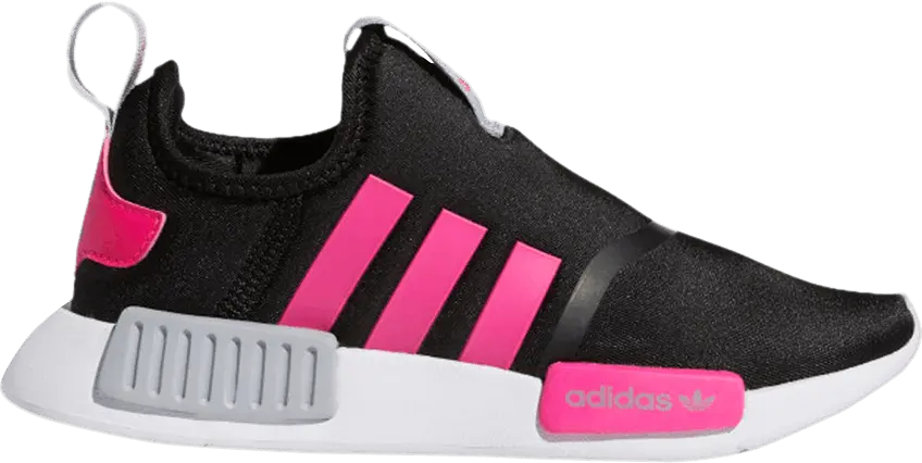  Adidas NMD 360 Little Kid &#039;Black Shock Pink&#039;