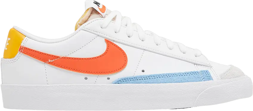  Nike Wmns Blazer Low &#039;77 &#039;White Orange&#039;