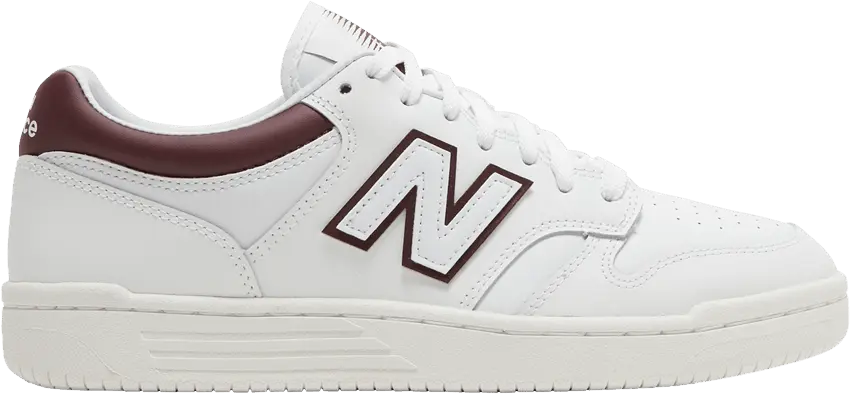  New Balance 480 &#039;White Burgundy&#039;