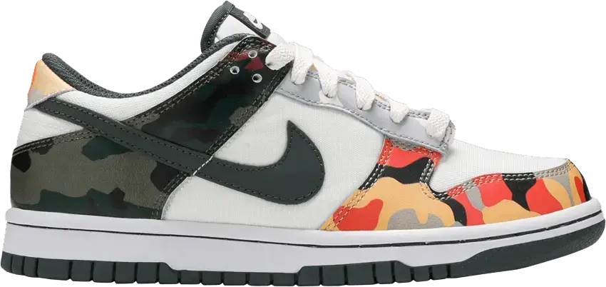  Nike Dunk Low Sail Multi-Camo (GS)