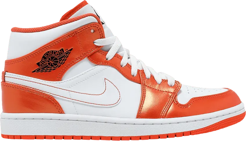  Jordan 1 Mid Metallic Orange