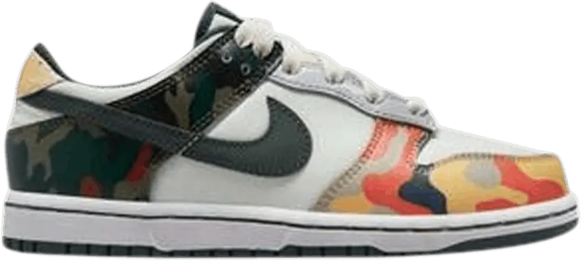  Nike Dunk Low Sail Multi-Camo (PS)