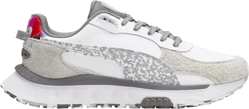  Puma Wild Rider White Noise