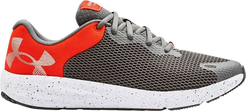  Under Armour Charged Pursuit 2 &#039;Big Logo Speckle - Concrete Phoenix Fire&#039;