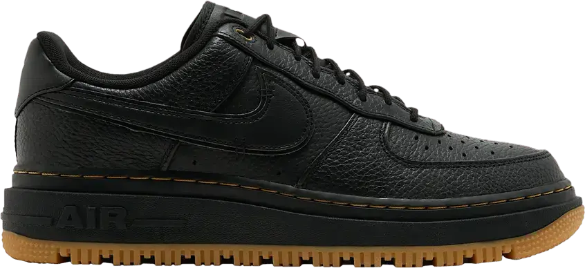  Nike Air Force 1 Low Luxe Black Gum