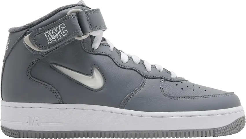  Nike Air Force 1 Mid QS Jewel NYC Cool Grey