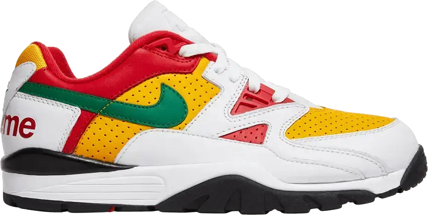  Nike Cross Trainer Low Supreme White Yellow Red