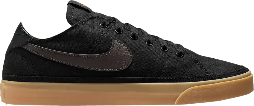  Nike Court Legacy Canvas Black Gum