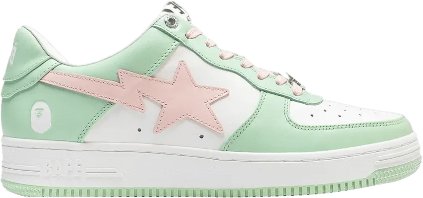  Bapesta Low &#039;Pastel-Rich Pack - Mint Green&#039;