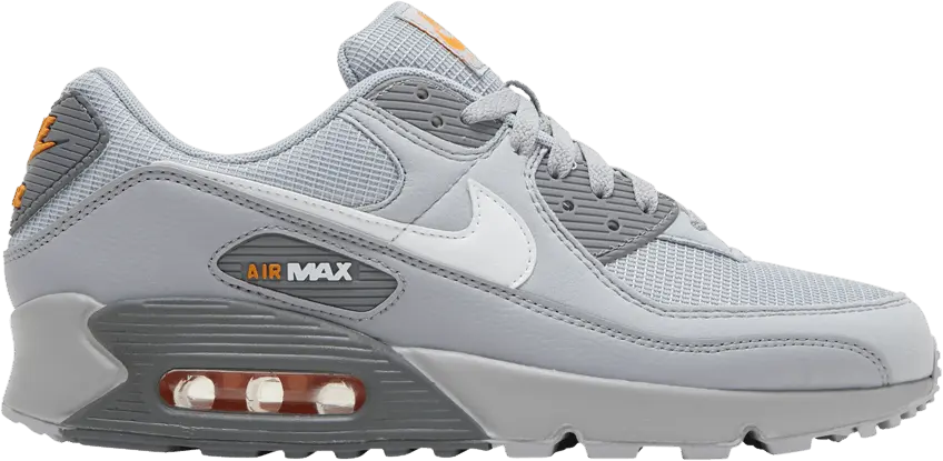  Nike Air Max 90 Wolf Grey Kumquat Cool Grey White