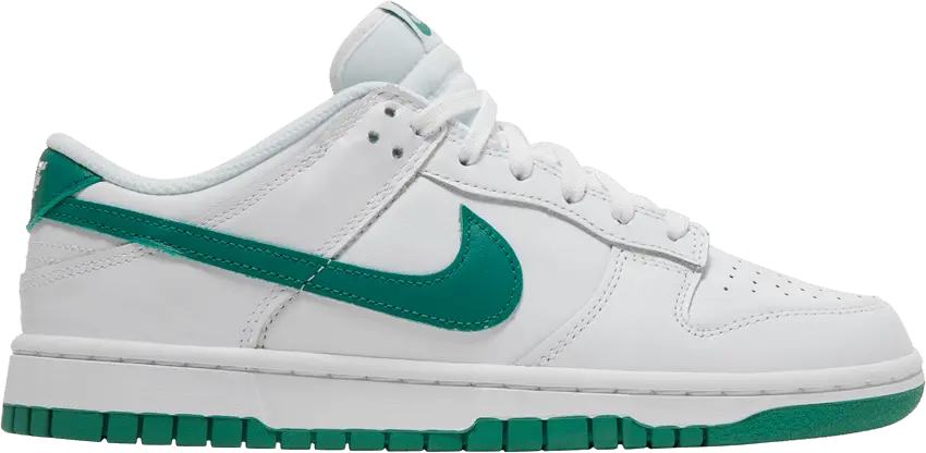  Nike Dunk Low White Green Noise (Women&#039;s)