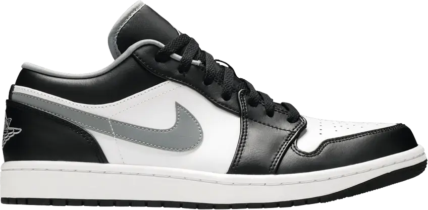  Jordan 1 Low Black White Grey