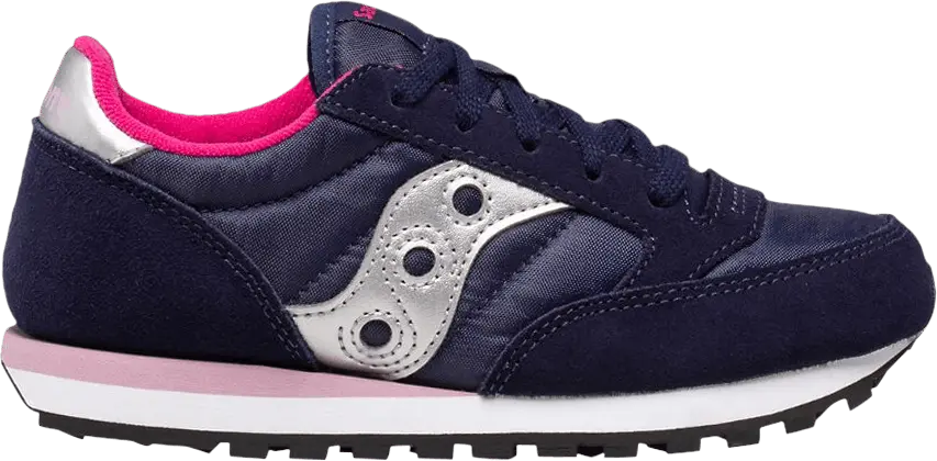  Saucony Jazz Original Big Kid &#039;Navy Pink&#039;