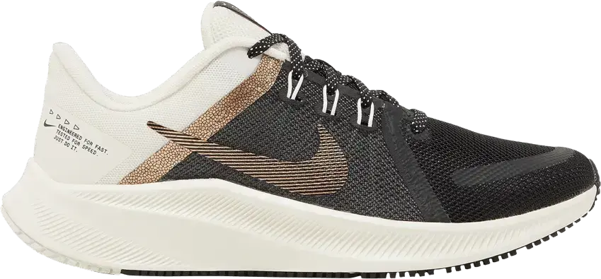  Nike Wmns Quest 4 Premium &#039;Black Metallic Copper Coin&#039;