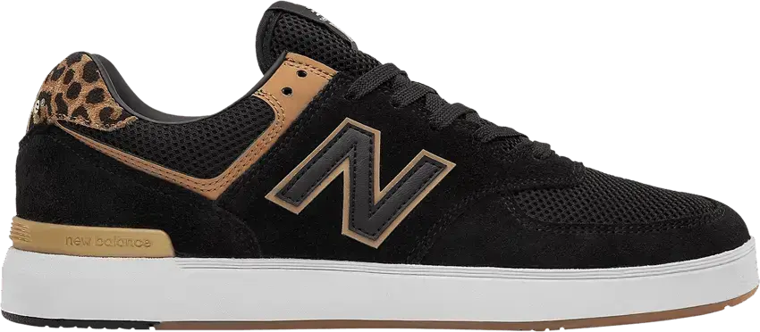  New Balance All Coasts 574 2E Wide &#039;Black Leopard&#039;