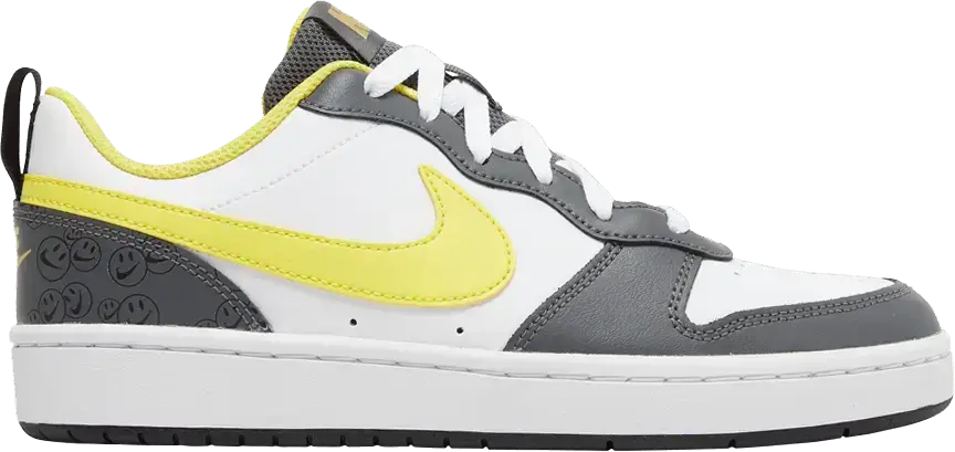  Nike Court Borough Low 2 SE GS &#039;White Yellow Strike&#039;