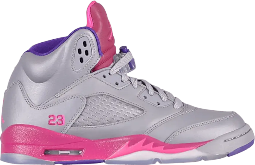  Jordan 5 Retro Cement Grey Pink (GS)