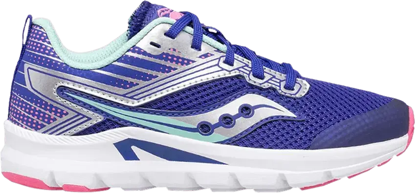  Saucony Axon Big Kid &#039;Blue Pink&#039;