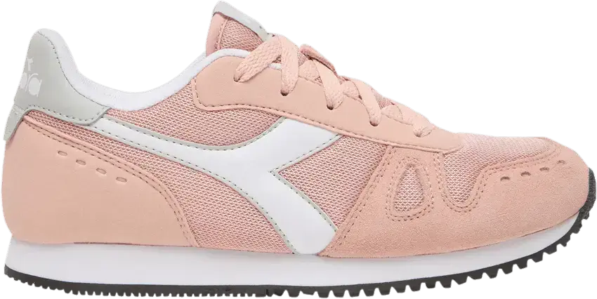  Diadora Simple Run Big Kid &#039;Pink Sand&#039;