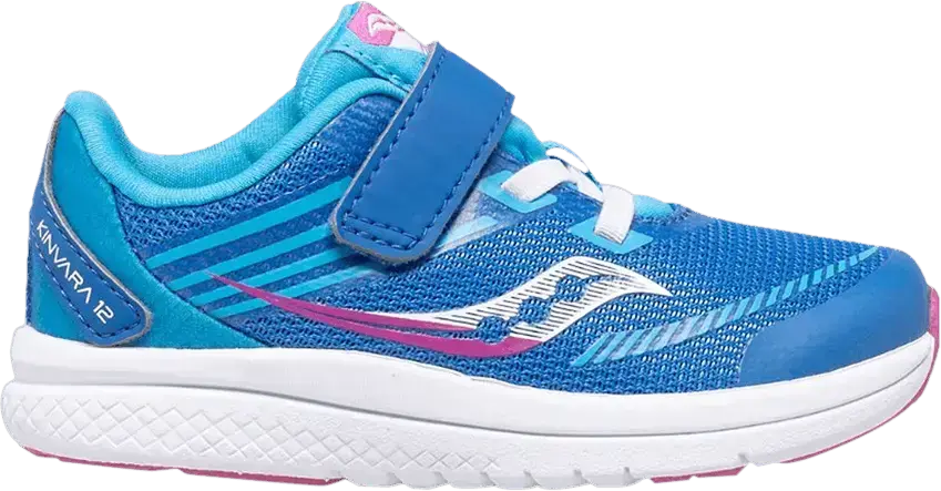  Saucony Kinvara 12 Little Kid &#039;Blue Pink&#039;