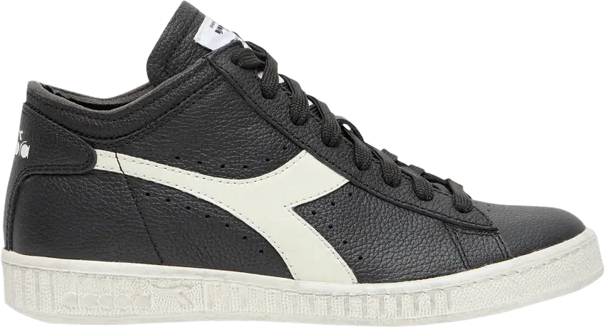  Diadora Game L Waxed Row Cut &#039;Black White&#039;