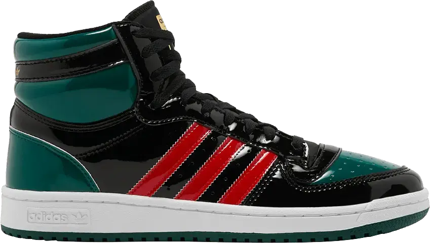  Adidas adidas Top Ten Black Green Red Patent