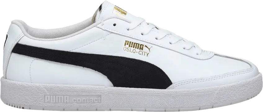  Puma Oslo City White Black Gold