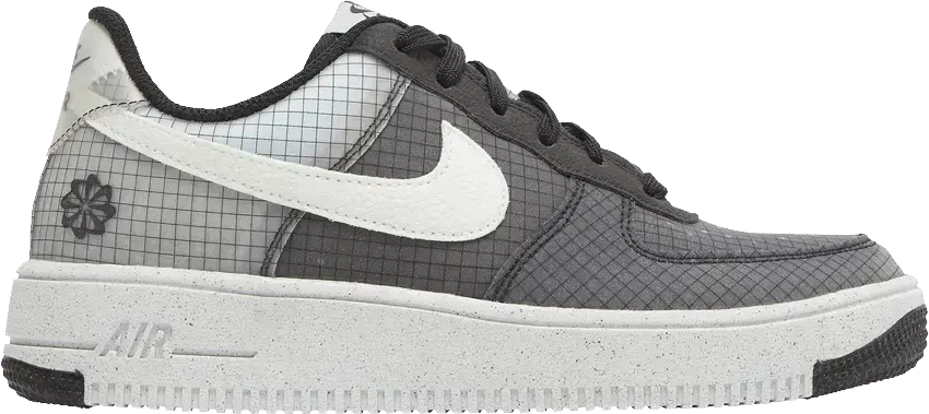  Nike Air Force 1 Low Crater Black Grey (GS)