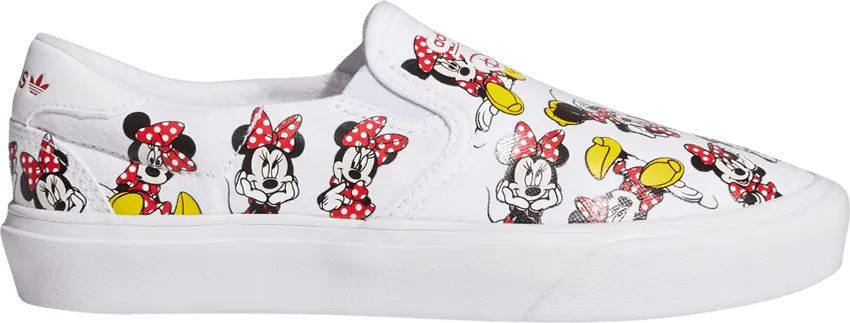  Adidas Disney x Court Rallye Slip J &#039;Minnie Mouse&#039;