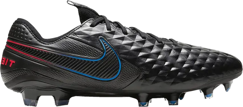  Nike Tiempo Legend 8 Elite FG Black Siren Red Photo Blue