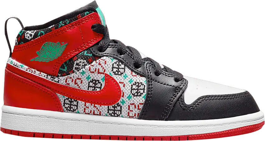  Jordan 1 Mid SE Ugly Christmas Sweater (PS)