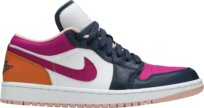  Jordan 1 Low Purple Magenta