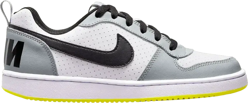  Nike Court Borough Low White Black Wolf Grey (GS)