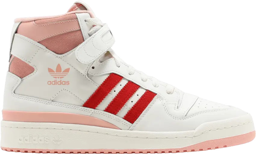  Adidas adidas Forum 84 Hi Off White Pink Red