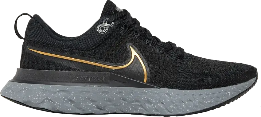  Nike React Infinity Run Flyknit 2 Black Gold