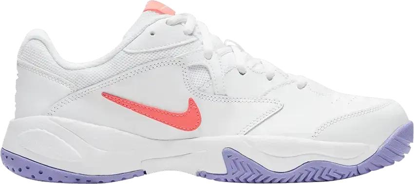  Nike Court Lite 2 White Purple Pulse (Women&#039;s)
