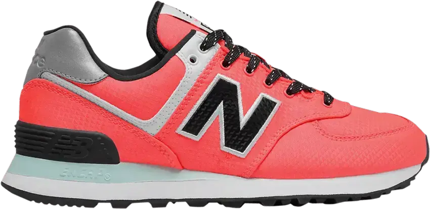  New Balance Wmns 574 2E Wide &#039;Vivid Coral&#039;