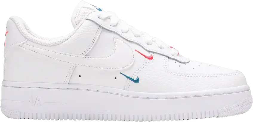  Nike Air Force 1 Low &#039;07 Essential Double Mini Swoosh Miami Dolphins (Women&#039;s)