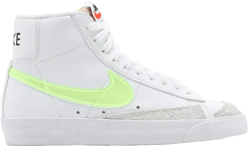  Nike Blazer Mid 77 White Volt (Women&#039;s)